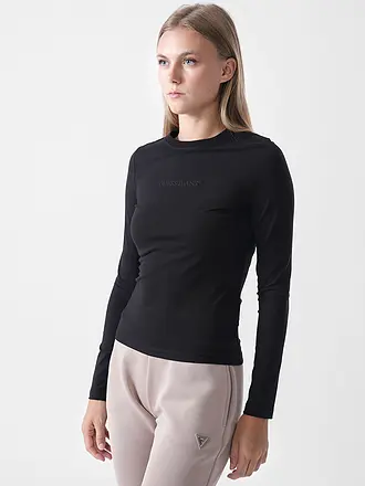 GUESS | T-shirt à manches longues | schwarz